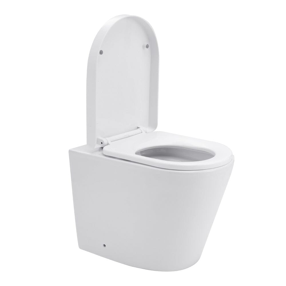 55cm D Wall Mounted Elongated Toilet