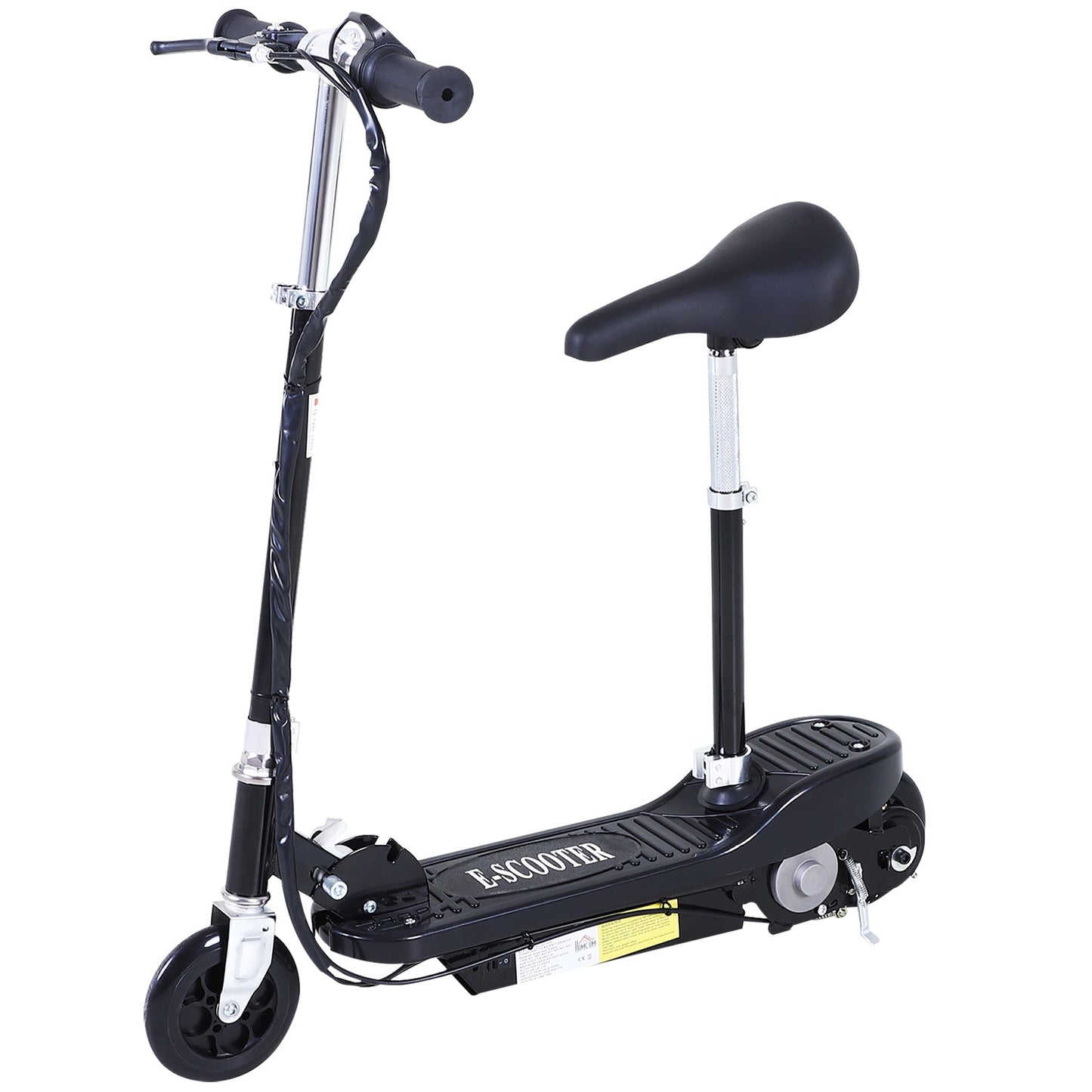 HOMCOM Outdoor Ride On Motor Bike 120 W, 2 x akumulator 12 V, czarny