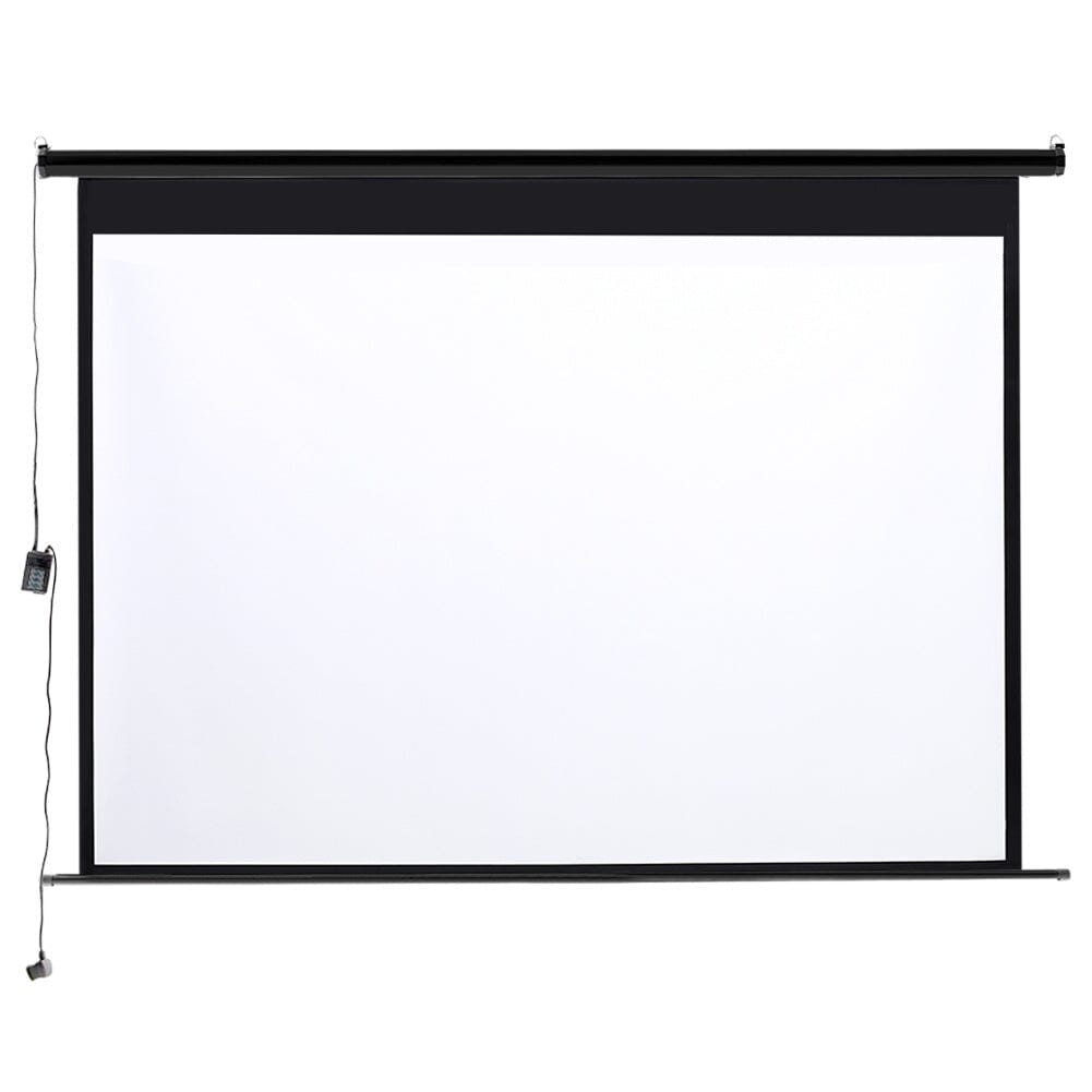 S/M/L Electric Projector Screen with Remote control
