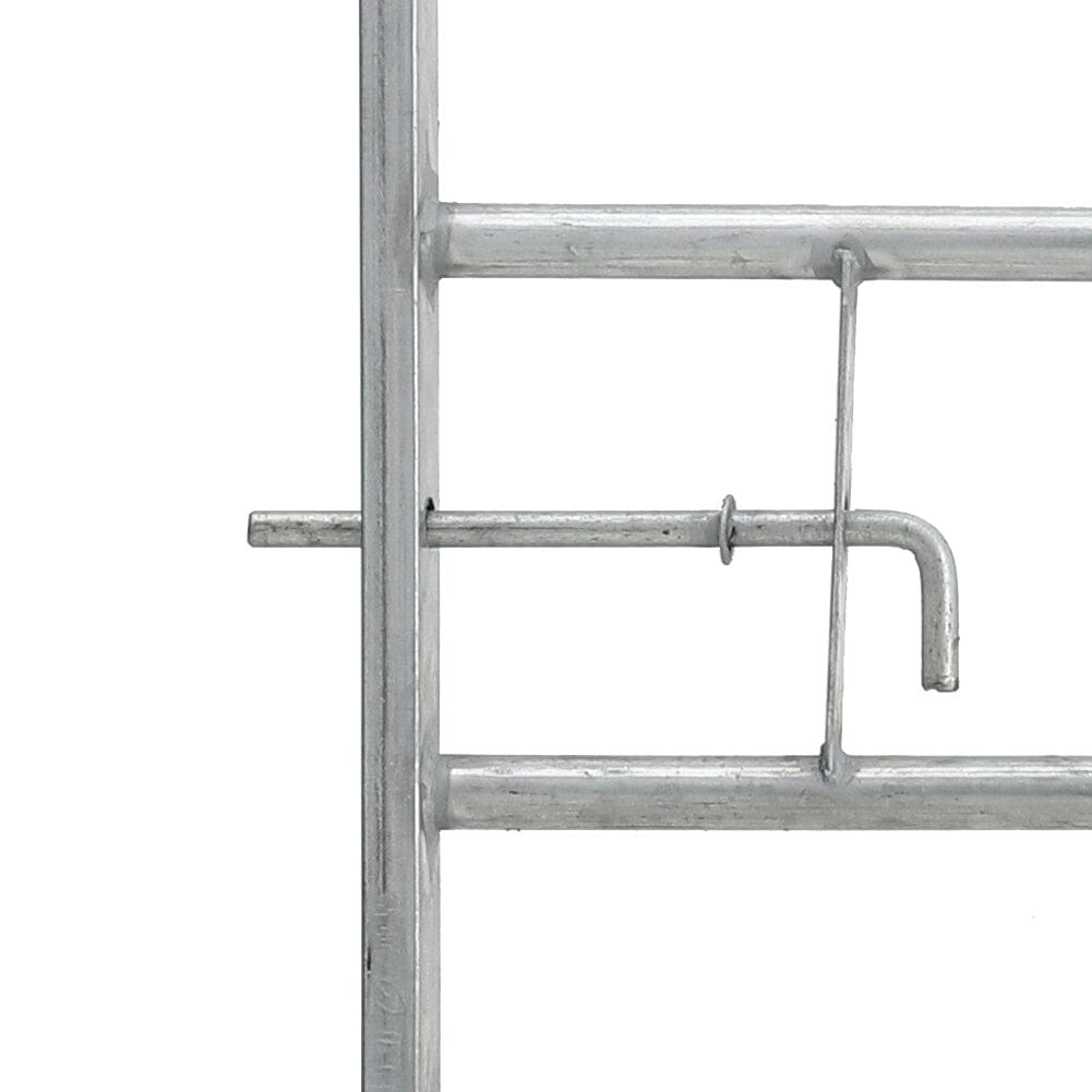 4-12FT Durable Galvanized Metal Field Gate