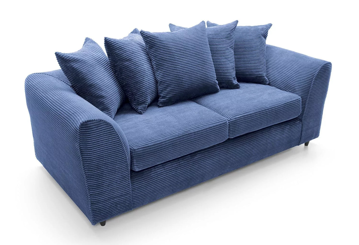 Sofa Jill Jumbo 3-osobowa - niebieska