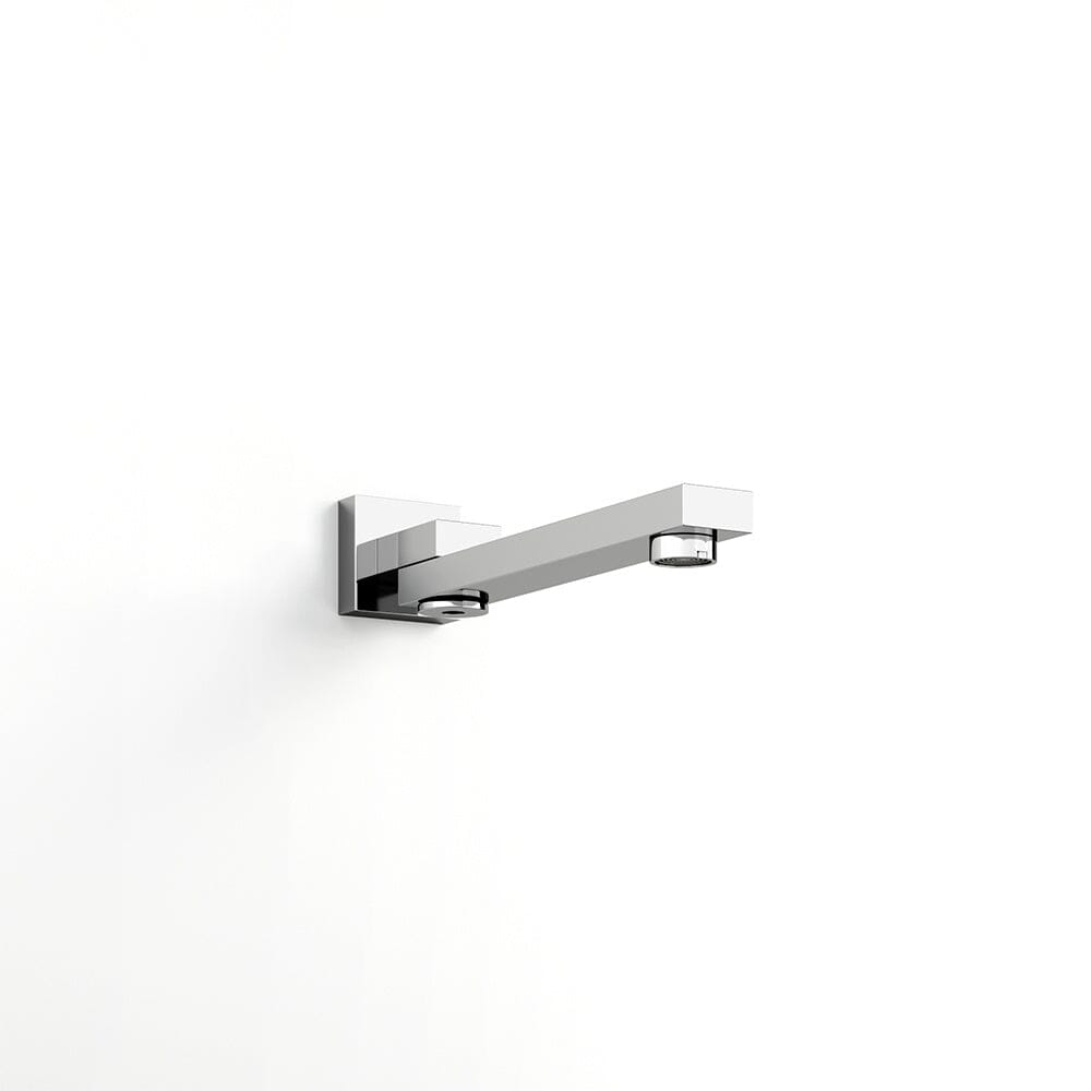 Sliver/Black Chrome Plated Square Concealed Showerhead and Handshower Mixer Set