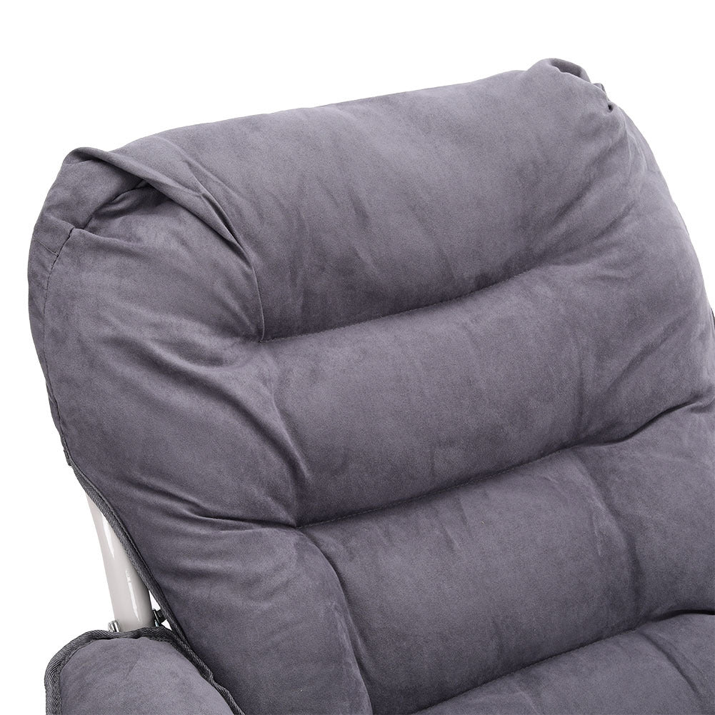 Foldable Garden Moon Chair with Footstool