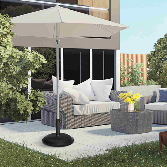 Outsunny Heavy Duty Cement Parasol Base in Black, image 2