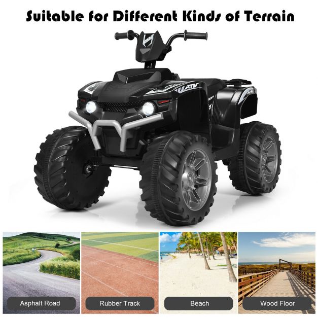 12v Electric Kids Ride On ATV / Quad Bike-Black