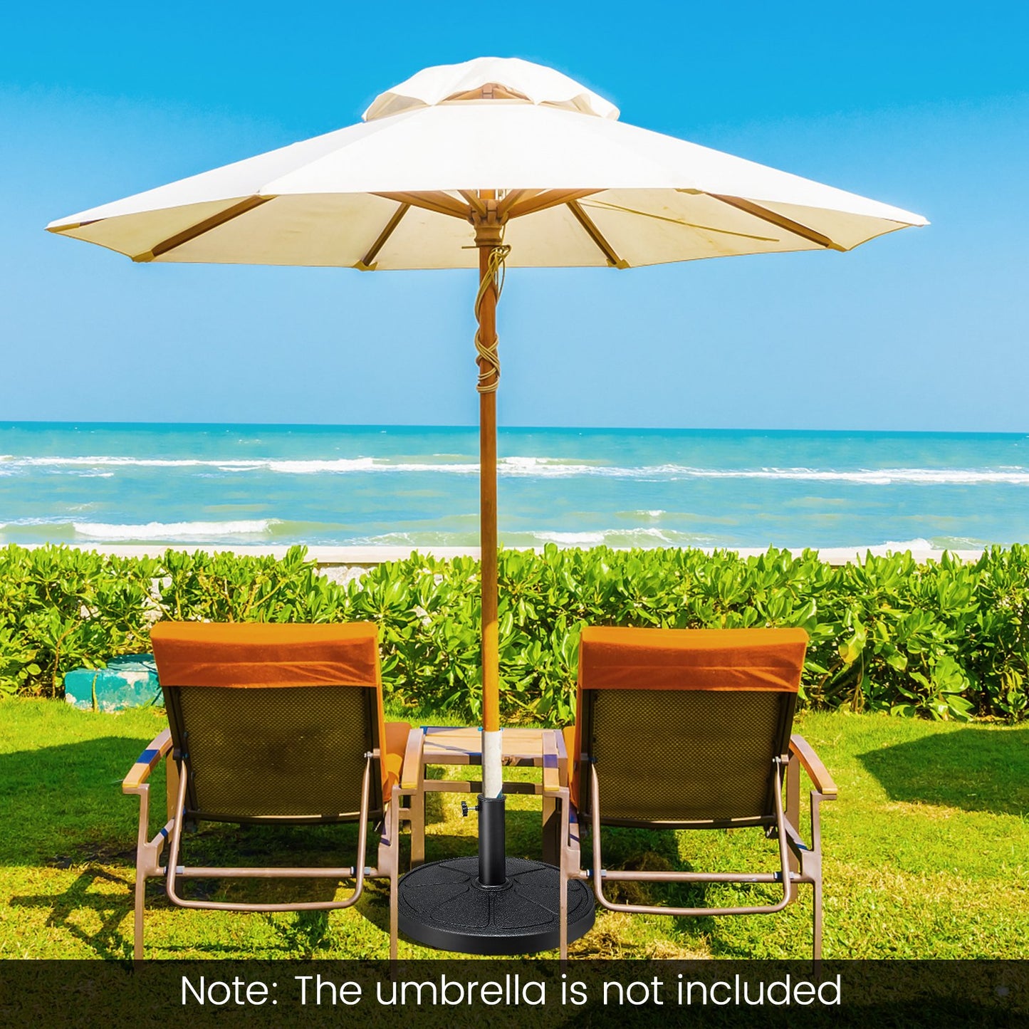 54CM Round Heavy-Duty Patio Umbrella Holder