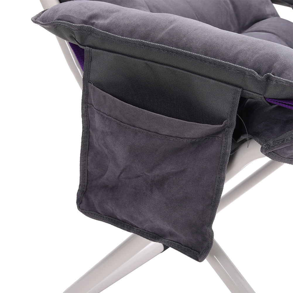 Foldable Garden Moon Chair with Footstool