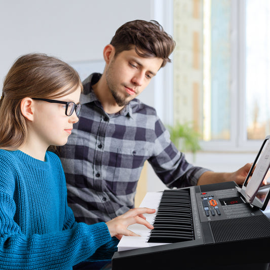 61-Key Electronic Keyboard Piano Portable Digital Piano with 300 Rhythms