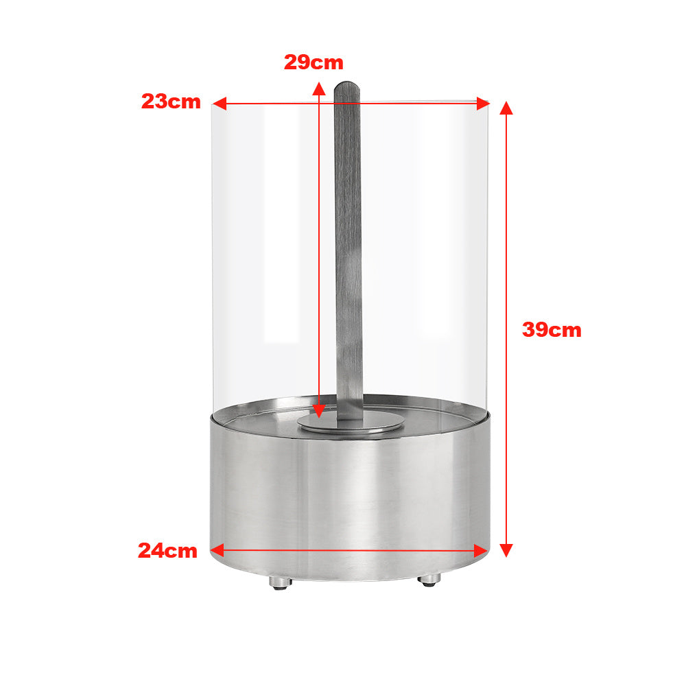 Round Ventless Bio-Ethanol Tabletop Fireplace