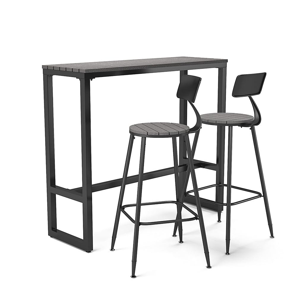 Stół jadalny Garden Grey z metalowymi nogami