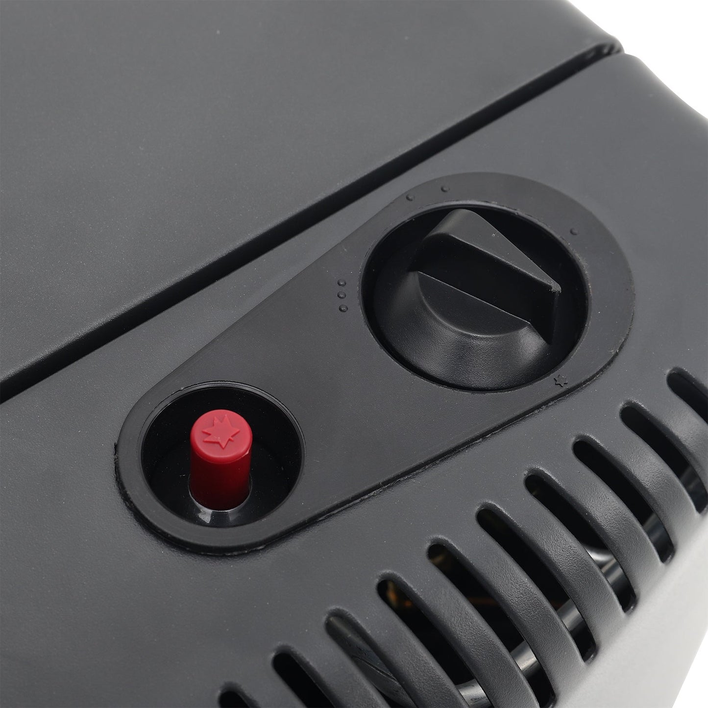 Black 4.2KW Portable Heater Free Standing Heating Cabinet Butane Gas Heater