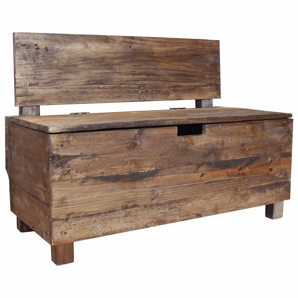 vidaXL Bench | Warm Brown | Solid Mahogany Wood | 86x40x60 cm | Entryway Bench 6