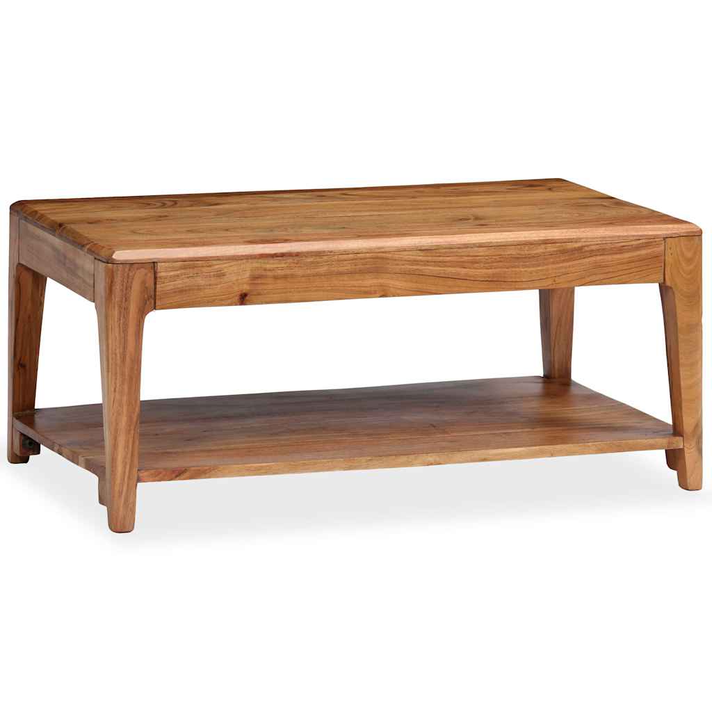 244956 vidaXL Coffee Table Solid Wood 88x50x38 cm 4