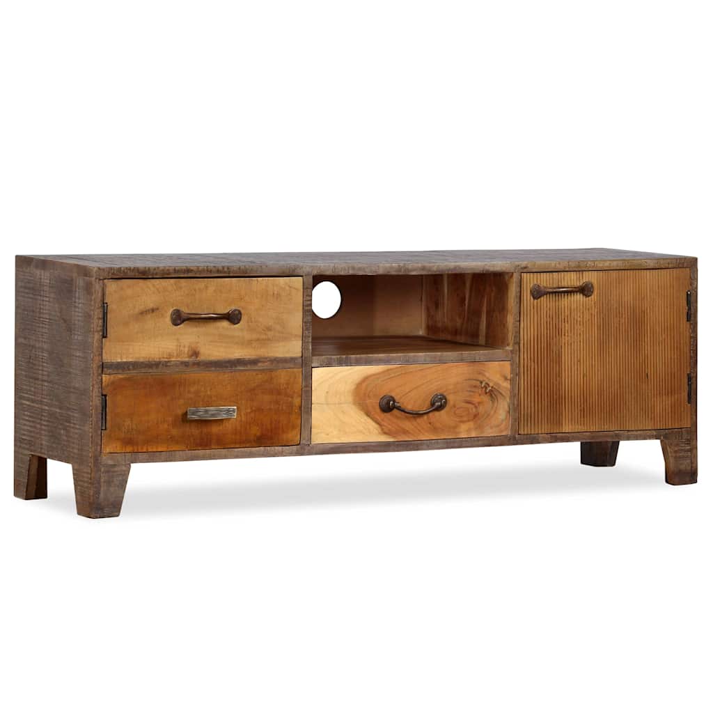 244967 vidaXL TV Cabinet Solid Wood Vintage 118x30x40 cm 6