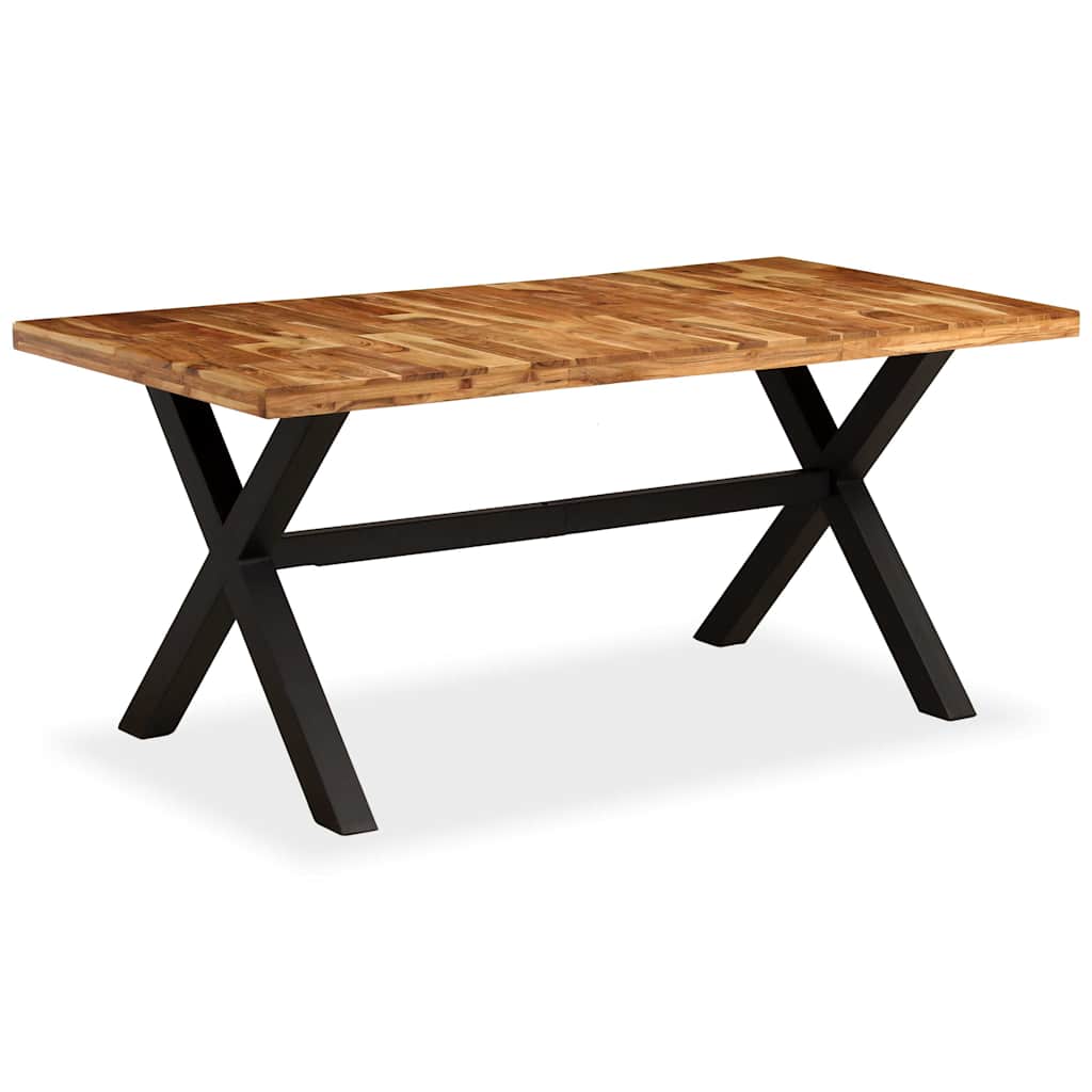 245640 vidaXL Dining Table Solid Acacia and Mango Wood 180x90x76 cm 6