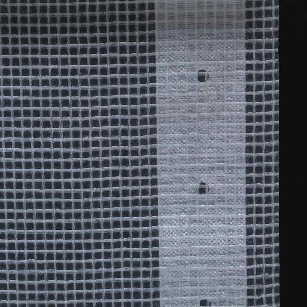 45567 vidaXL Leno Tarpaulin 260 g/m² 4x20 m White 5