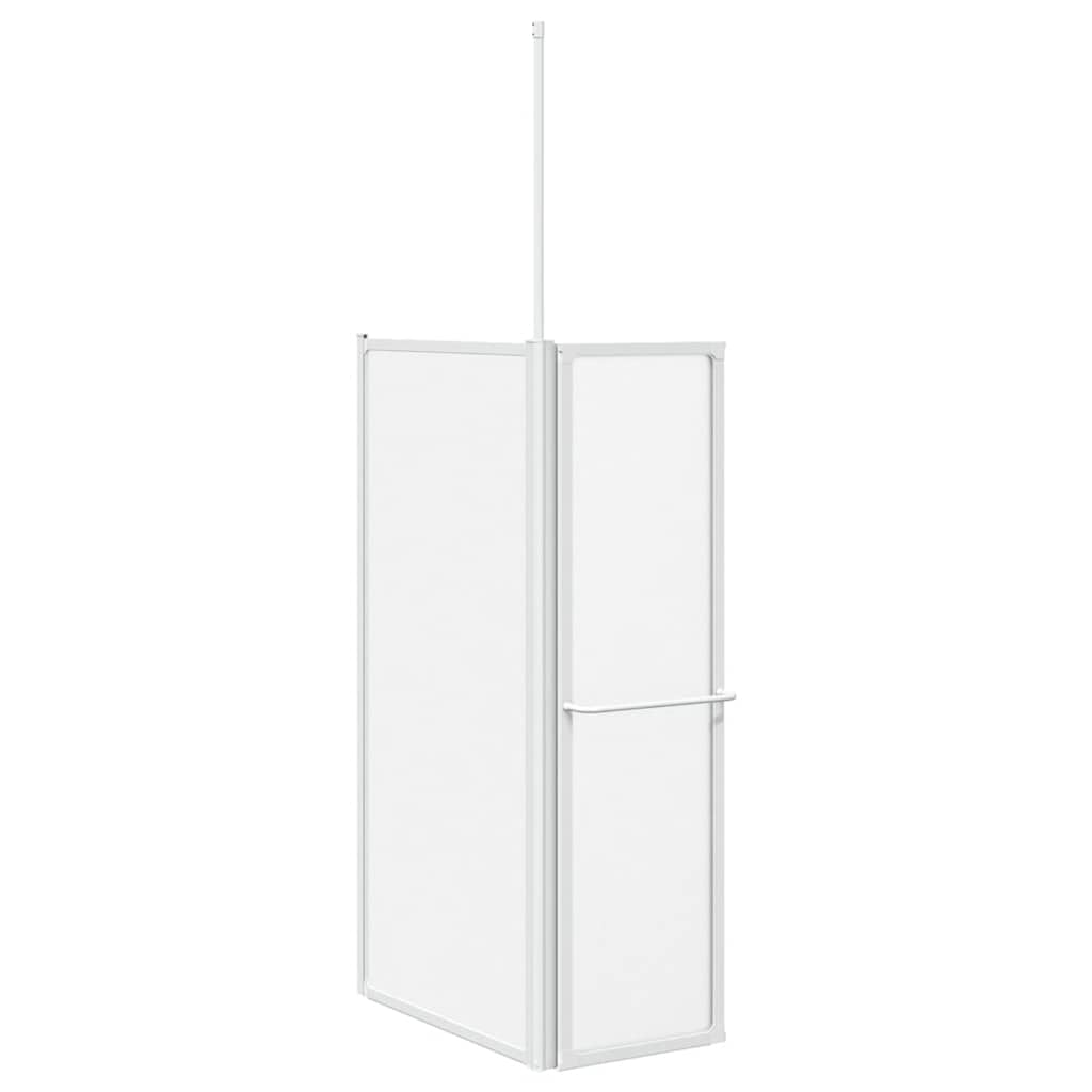 Shower Bath Screen Wall L Shape 70 x 120 x 137 cm 4 Panels Foldable 6