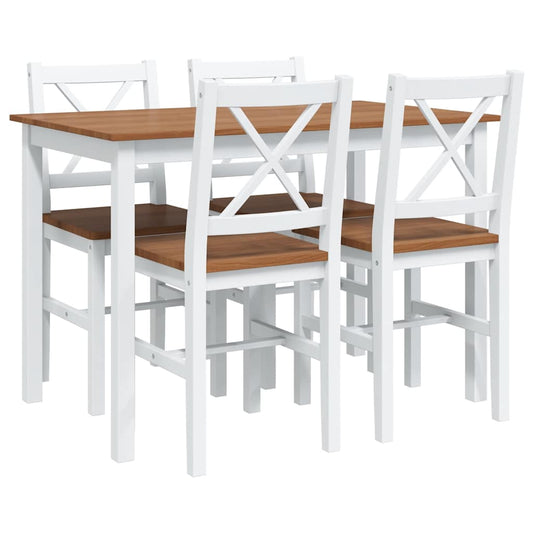 5 Piece Dining Brown