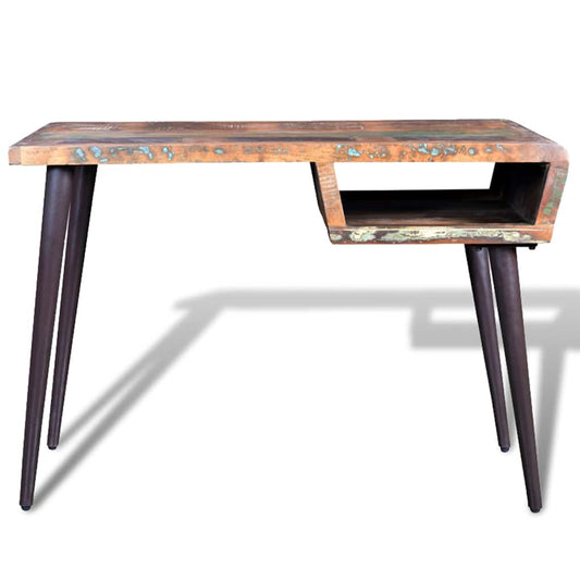 241138 Reclaimed Wood Desk with Iron Legs 2