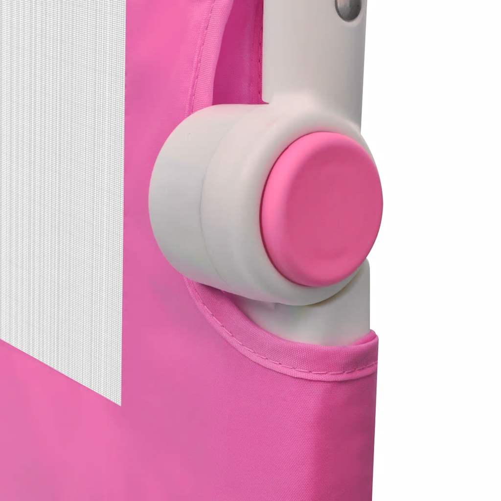 vidaXL Toddler Safety Bed Rail 150 x 42 cm Pink 5