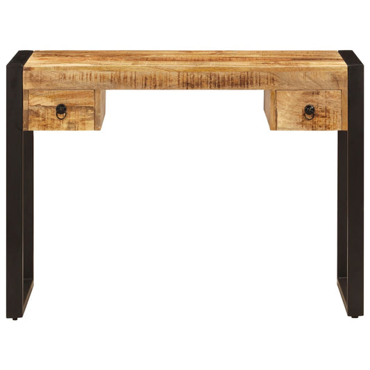 Desk with 2 Drawers 110 cm 77 cm Solid mango wood