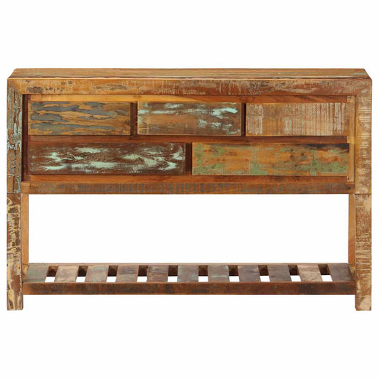 247478 vidaXL Sideboard 120x30x75 cm Solid Reclaimed Wood 2