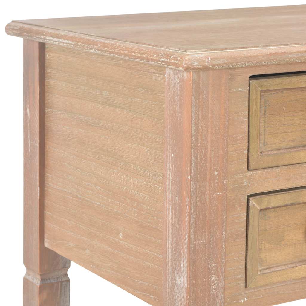 vidaXL Writing Desk | Brown | MDF and Pinewood | Standard | Writing Desk 6