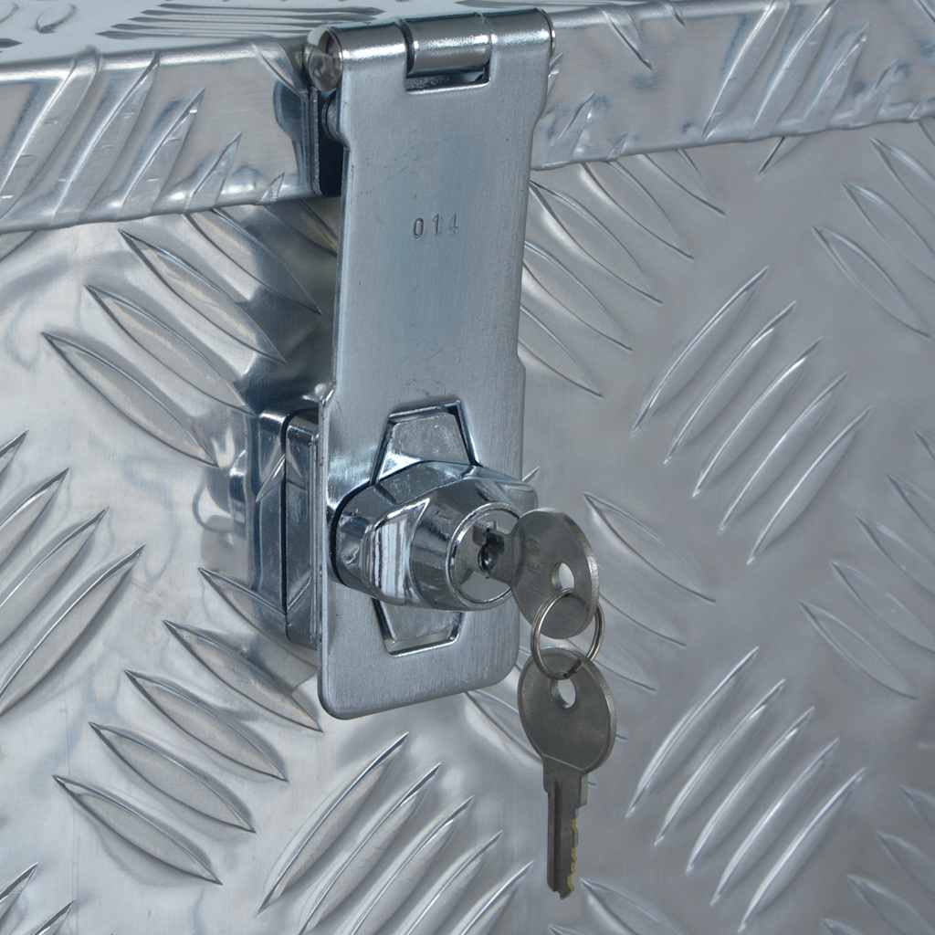 144847 vidaXL Aluminium Box 610x430x455 mm Silver 6