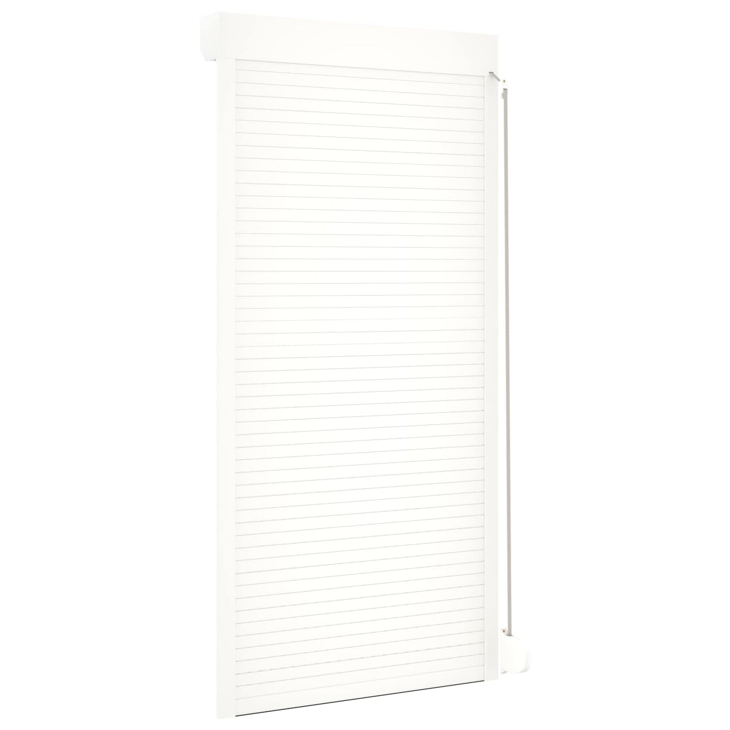 vidaXL Roller Shutter White 100 x 210 cm Aluminium and Polyurethane 6
