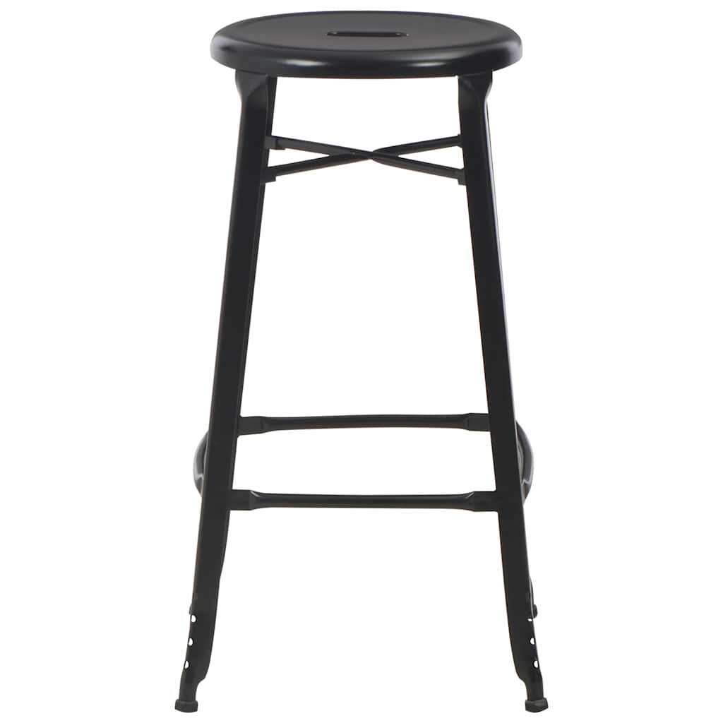 vidaXL 3 Piece Bar Set Steel Black 6