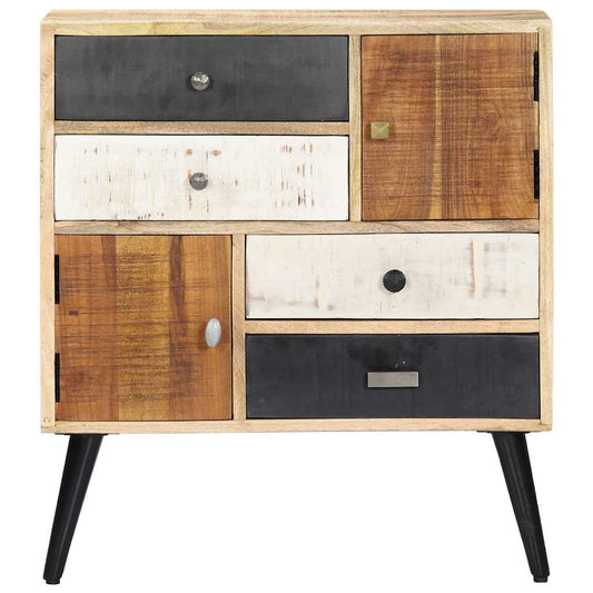 282879 vidaXL Sideboard 70x30x78 cm Solid Mango Wood 2