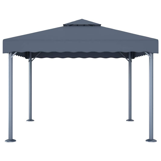 vidaXL Gazebo | Anthracite | Aluminium, Steel, Oxford Fabric | Large 2