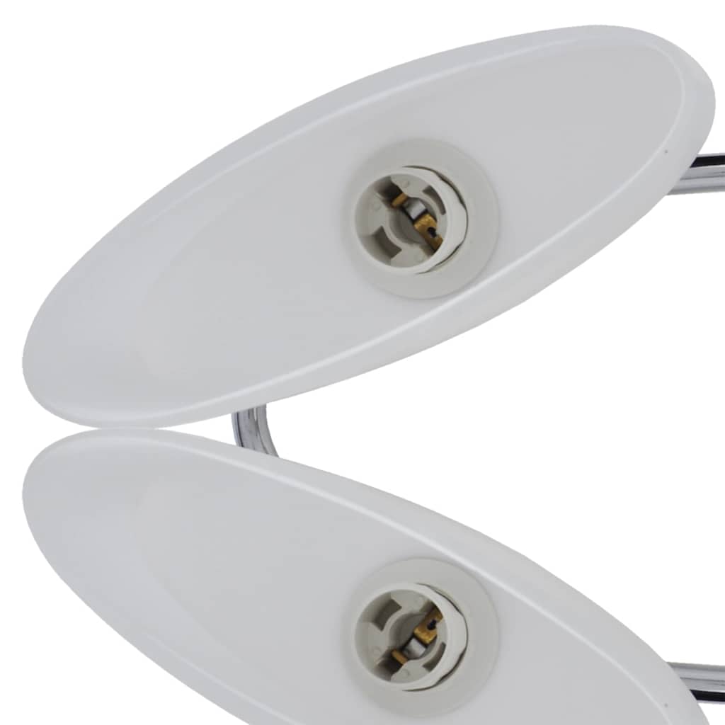 vidaXL Ceiling Lamp with Ellipsoid Glass Shades 4 pcs E14 6