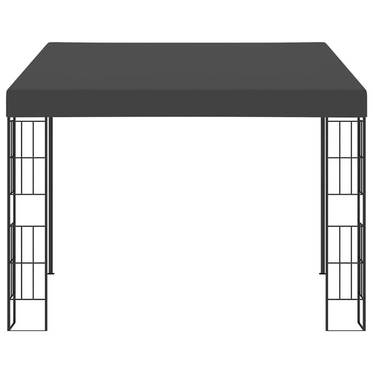 vidaXL Wall-mounted Gazebo | Anthracite | Polyester, Steel | 3x3 Meters 2