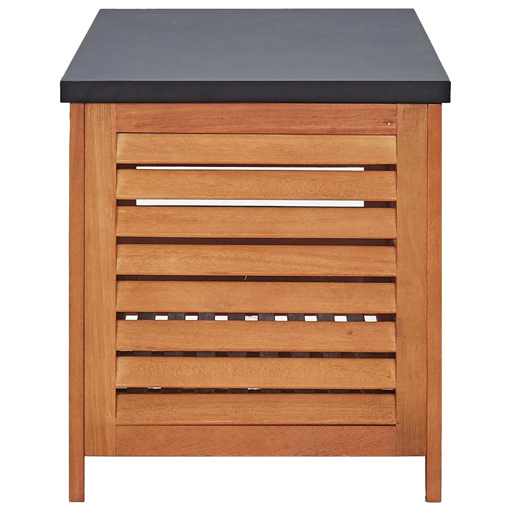 47286 vidaXL Garden Storage Box 150x50x55 cm Solid Eucalyptus Wood 6
