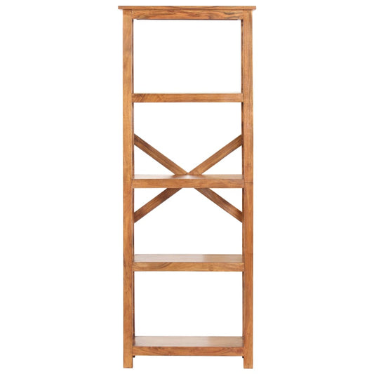 vidaXL Bookshelf | Honey Finish | Solid acacia wood | Medium | Bookshelf 2