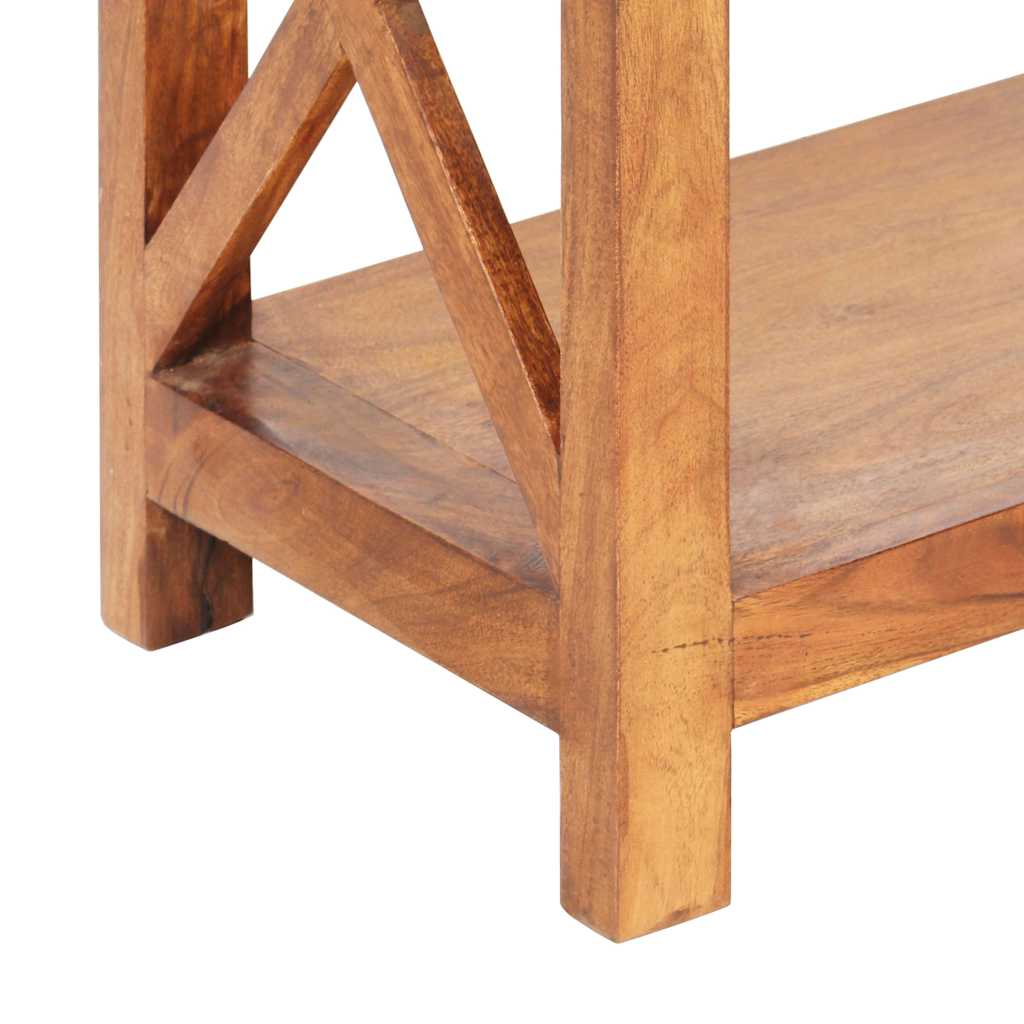 vidaXL Bookshelf | Honey Finish | Solid acacia wood | Medium | Bookshelf 6