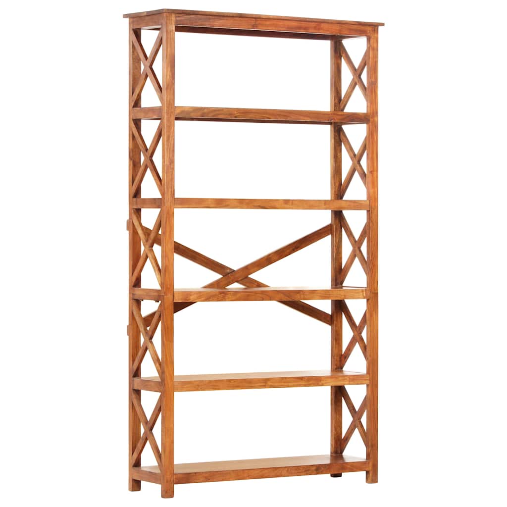 vidaXL Bookshelf 100x30x180 cm Solid Acacia Wood Honey Finish 6