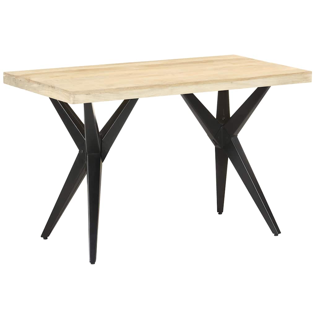323560 vidaXL Dining Table 120x60x76 cm Solid Mango Wood 6