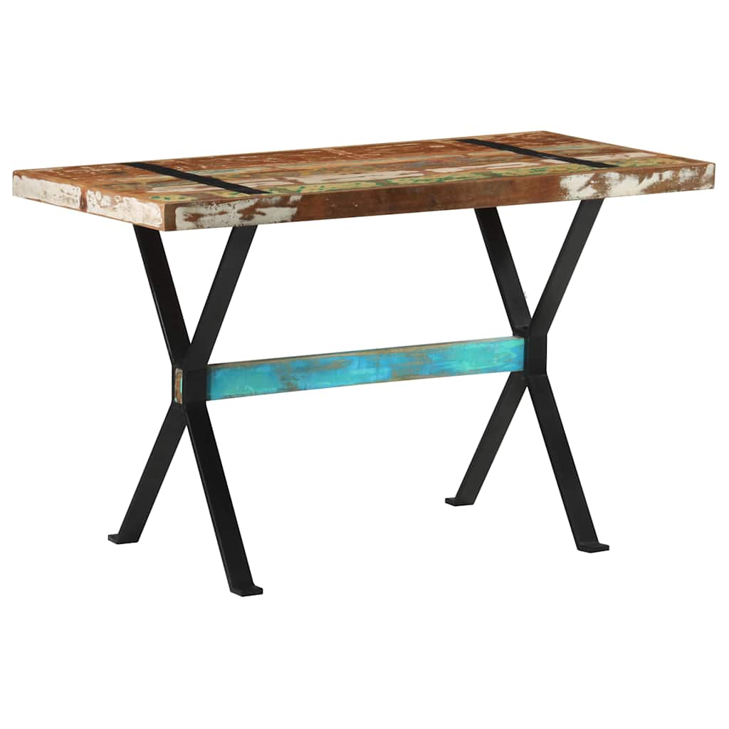321605 vidaXL Dining Table 120x60x76 cm Solid Reclaimed Wood 6