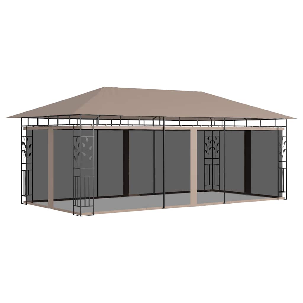 vidaXL Gazebo with Mosquito Net 180 g/m²
