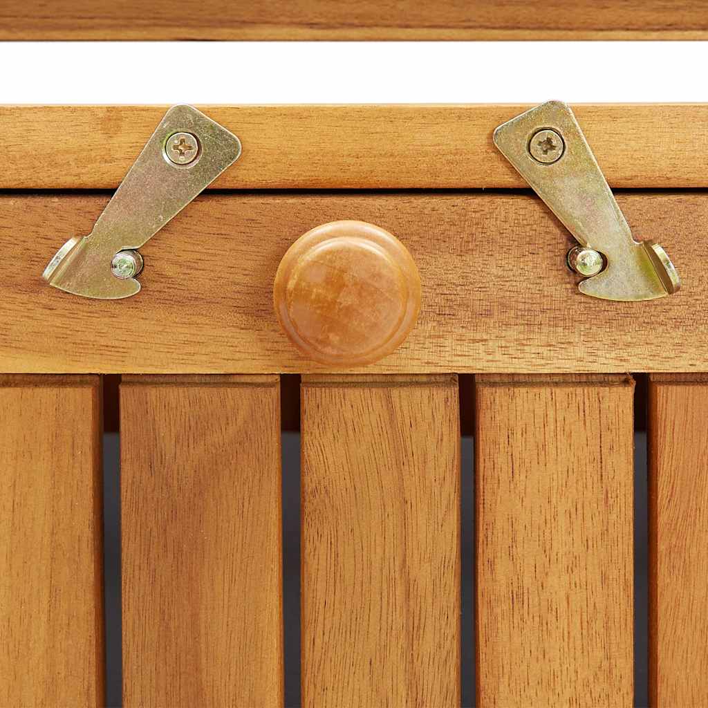 310280 vidaXL Garden Storage Bench 148 cm Solid Acacia Wood 6