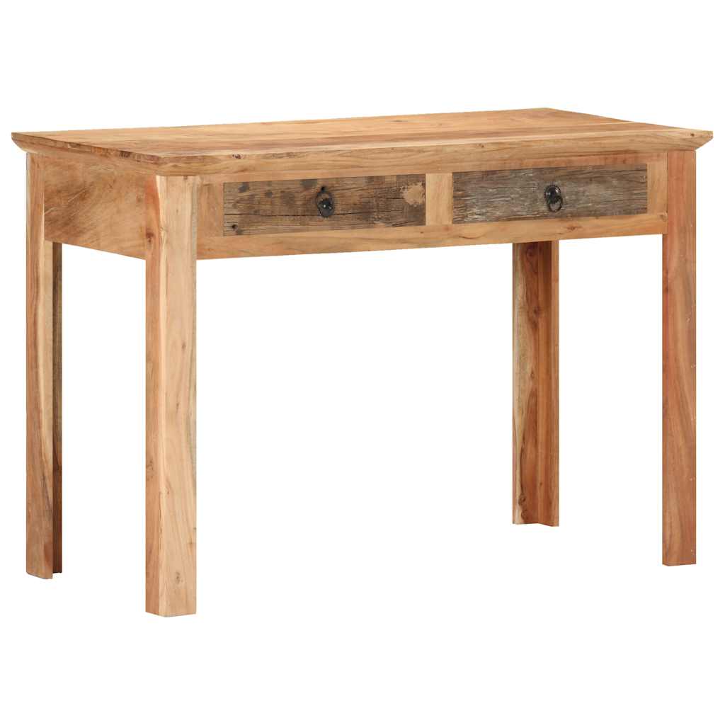 320385 vidaXL Desk 110x50x75 cm Solid Reclaimed Wood 6