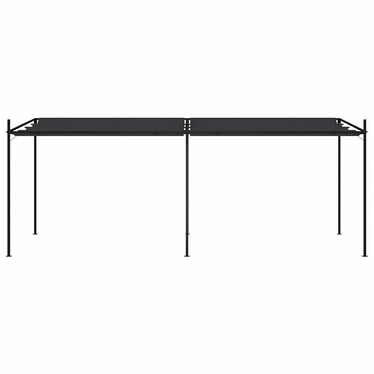 vidaXL Gazebo with Retractable Roof 600x300x233 cm Anthracite 2