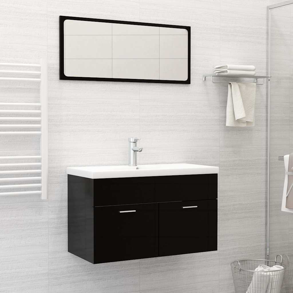 vidaXL Built-in Basin with Faucet Ceramic White