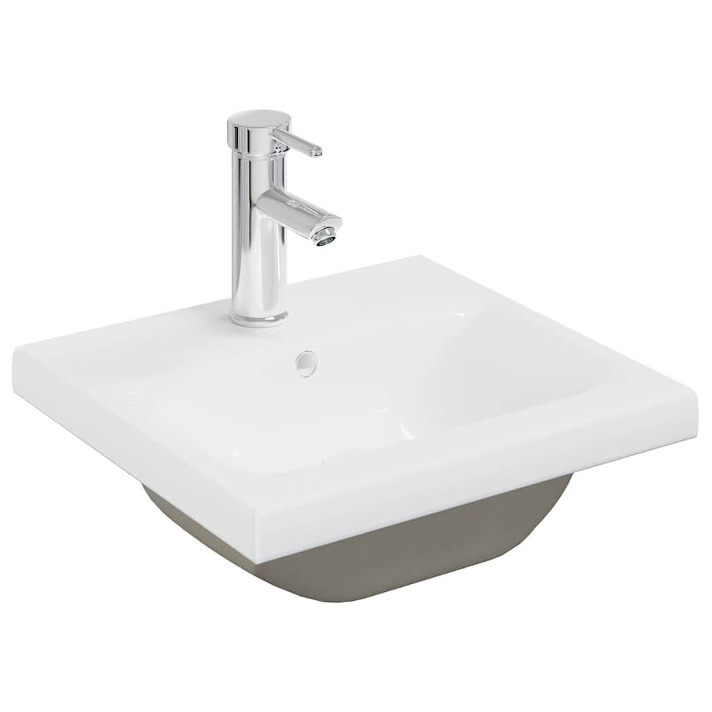 vidaXL Bathroom Furniture Set White Engineered Wood 6