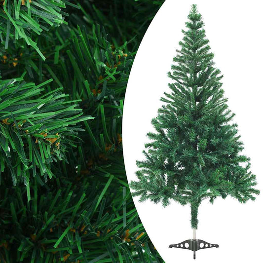 Christmas Tree PVC 180 cm Green with 150 LEDs&rose gold balls
