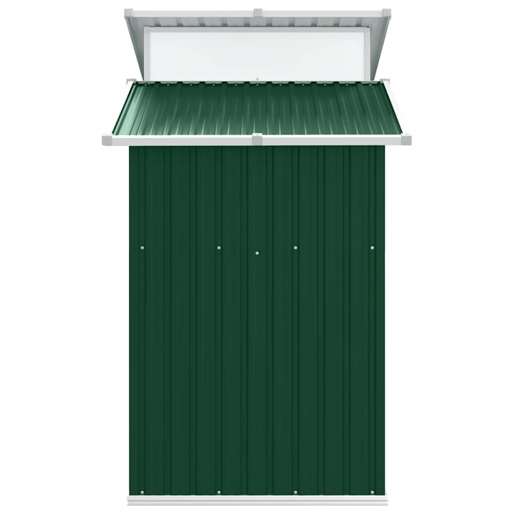 vidaXL Garden Shed Green 270x130x208,5 cm Galvanised Steel 6