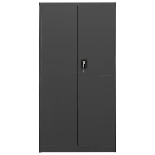 Locker Cabinet 90x40x180 cm Steel Anthracite