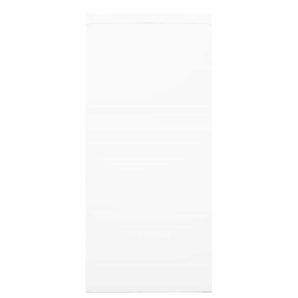 336429 vidaXL Sliding Door Cabinet White 90x40x90 cm Steel 6